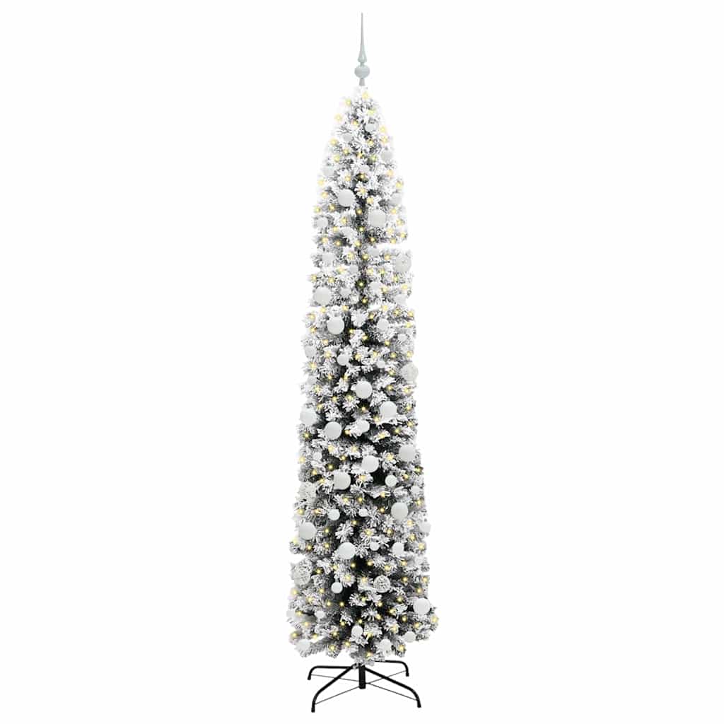Künstlicher Weihnachtsbaum mit 300 LEDs mit Ständer Grün 210 cm