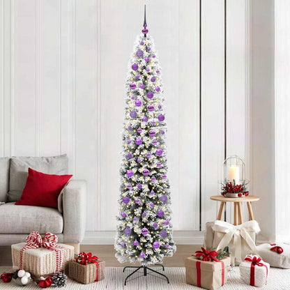 vidaXL Künstlicher Weihnachtsbaum mit 300 LEDs mit Ständer Grün 210 cm