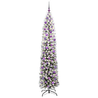 vidaXL Künstlicher Weihnachtsbaum mit 300 LEDs mit Ständer Grün 210 cm