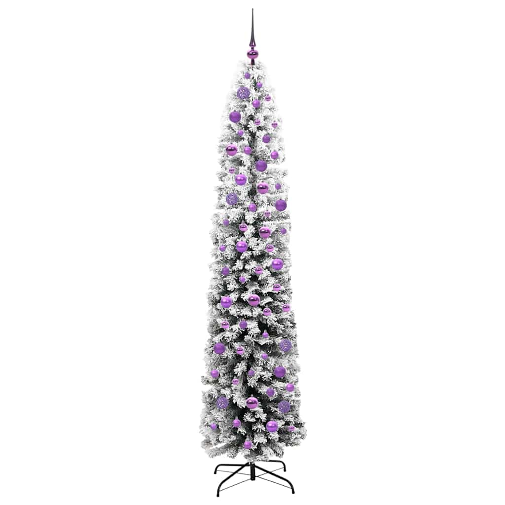 vidaXL Künstlicher Weihnachtsbaum mit 300 LEDs mit Ständer Grün 210 cm