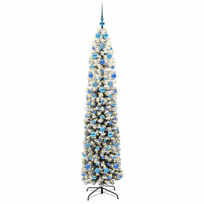 vidaXL Künstlicher Weihnachtsbaum mit 300 LEDs mit Ständer Grün 210 cm