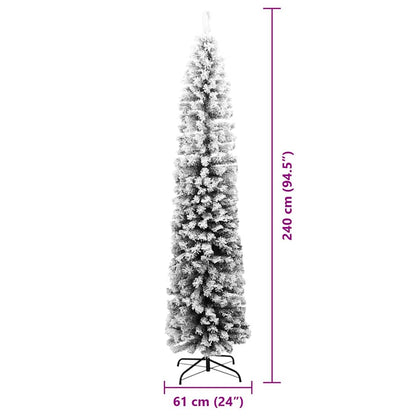 vidaXL Sapin de Noël artificiel avec 300 LED et support Vert 240 cm
