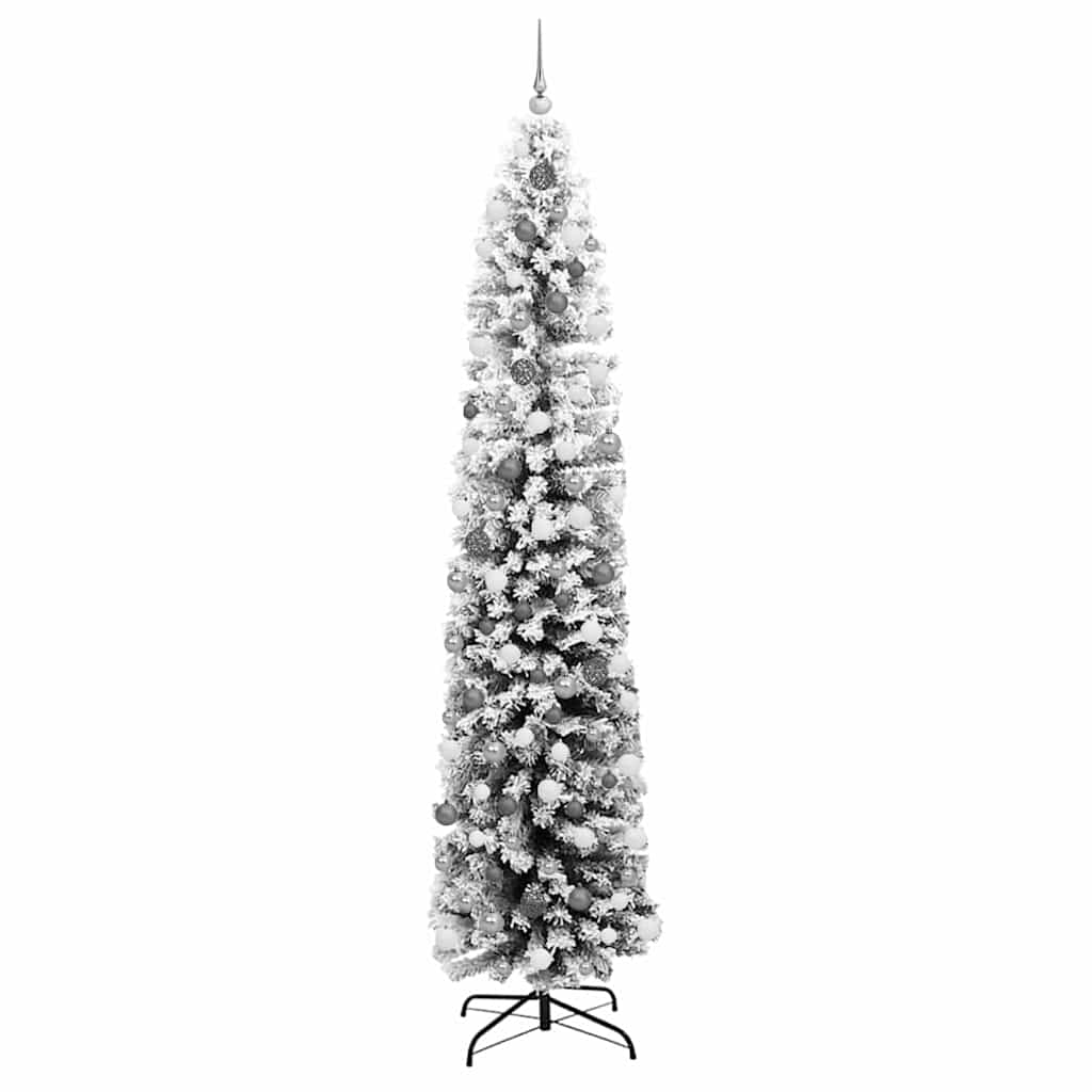 Künstlicher Weihnachtsbaum mit 300 LEDs mit Ständer Grün 240 cm