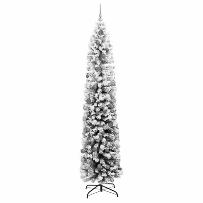 Künstlicher Weihnachtsbaum mit 300 LEDs mit Ständer Grün 240 cm