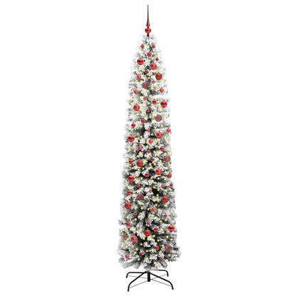 Künstlicher Weihnachtsbaum mit 300 LEDs mit Ständer Grün 240 cm
