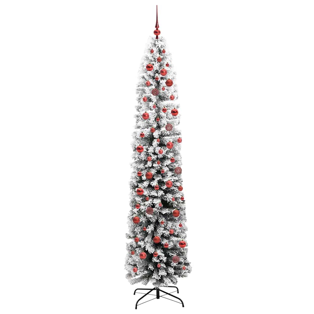 Künstlicher Weihnachtsbaum mit 300 LEDs mit Ständer Grün 240 cm