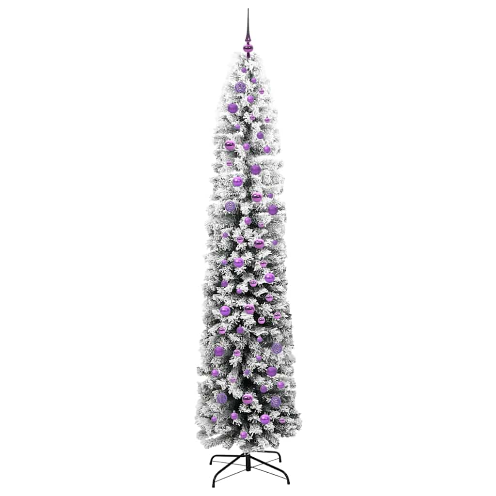 Künstlicher Weihnachtsbaum mit 300 LEDs mit Ständer Grün 240 cm
