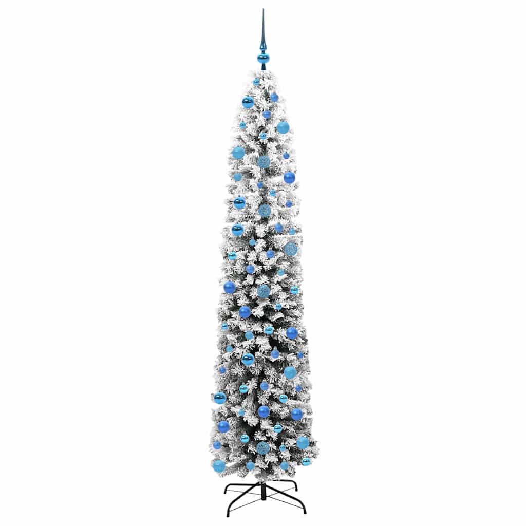 vidaXL Sapin de Noël artificiel avec 300 LED et support Vert 240 cm