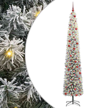 Künstlicher Weihnachtsbaum mit 300 LEDs mit Ständer Grün 270 cm
