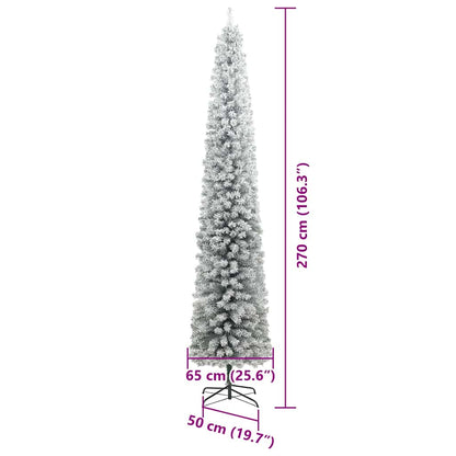 vidaXL Künstlicher Weihnachtsbaum mit 300 LEDs mit Ständer Grün 270 cm