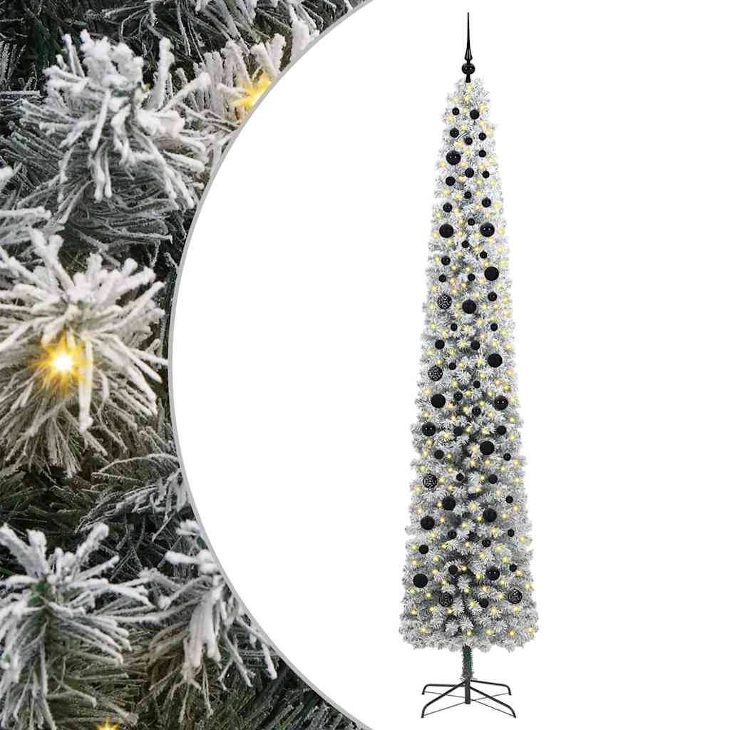 Künstlicher Weihnachtsbaum mit 300 LEDs mit Ständer Grün 270 cm