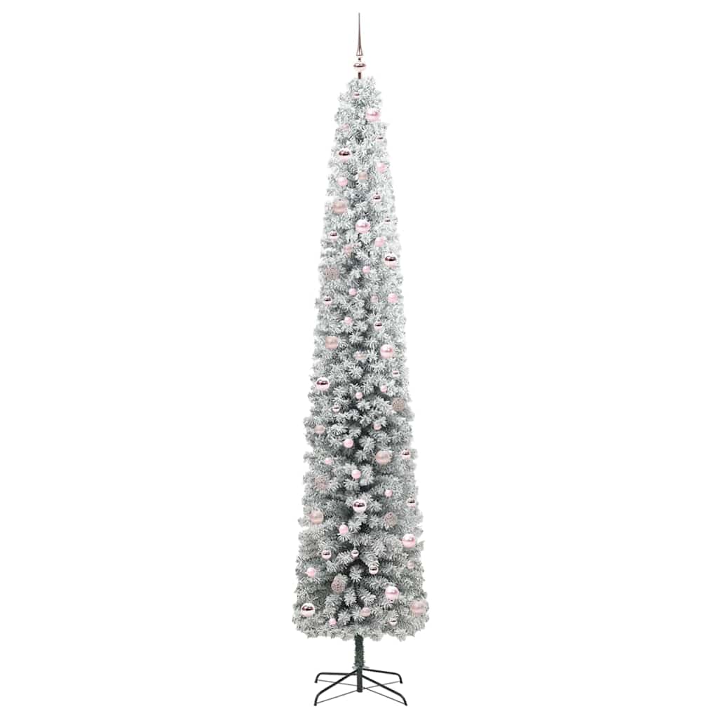 vidaXL Künstlicher Weihnachtsbaum mit 300 LEDs mit Ständer Grün 270 cm