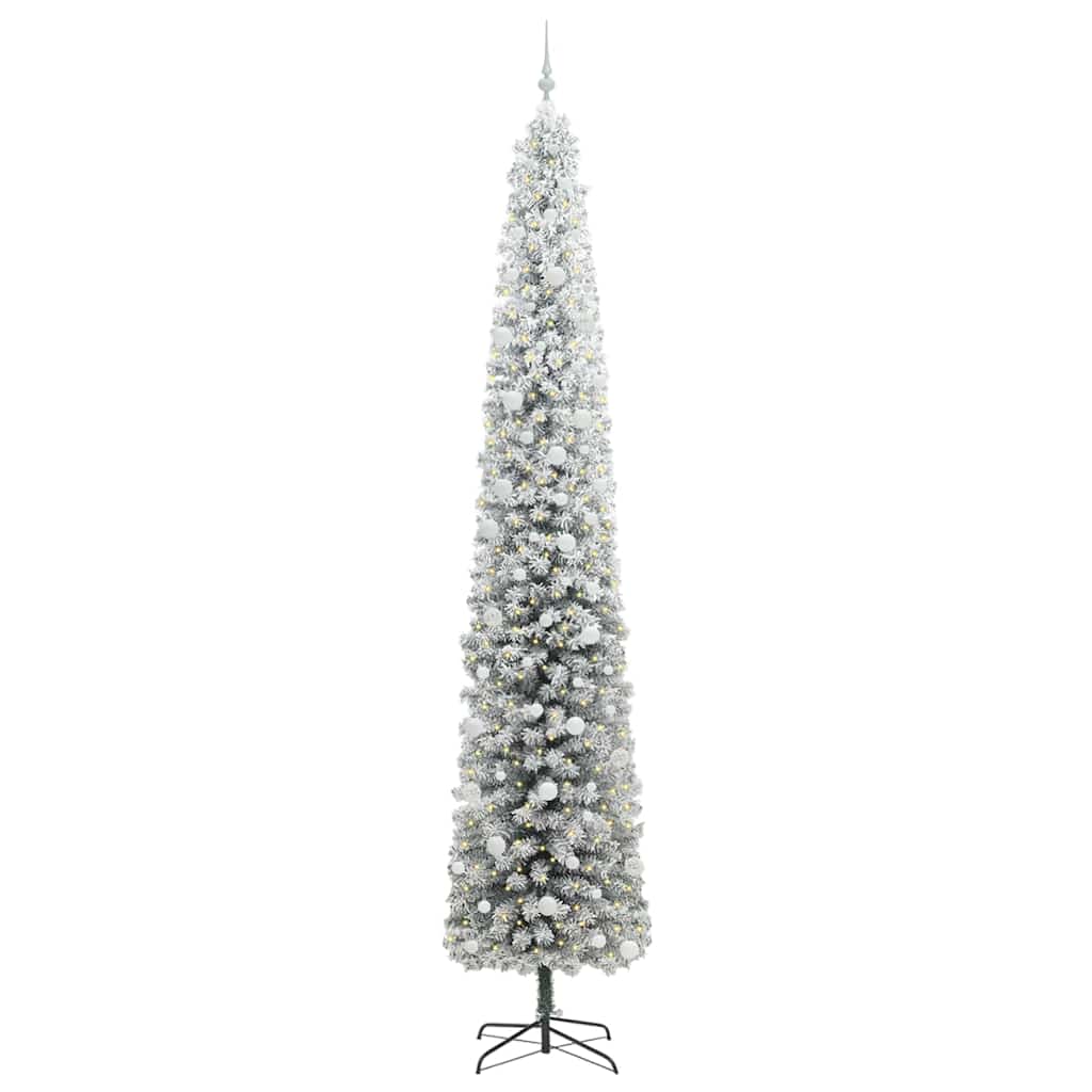 Künstlicher Weihnachtsbaum mit 300 LEDs mit Ständer Grün 270 cm