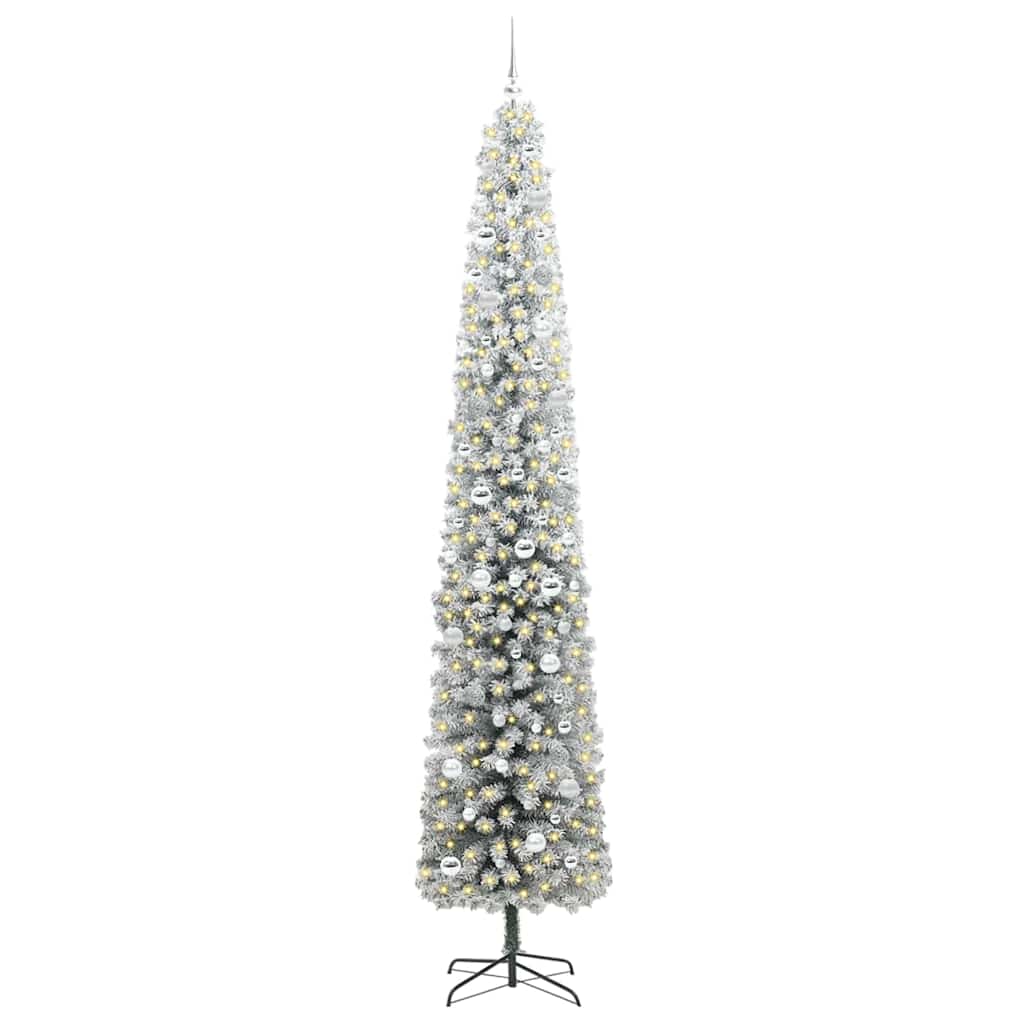 vidaXL Künstlicher Weihnachtsbaum mit 300 LEDs mit Ständer Grün 270 cm