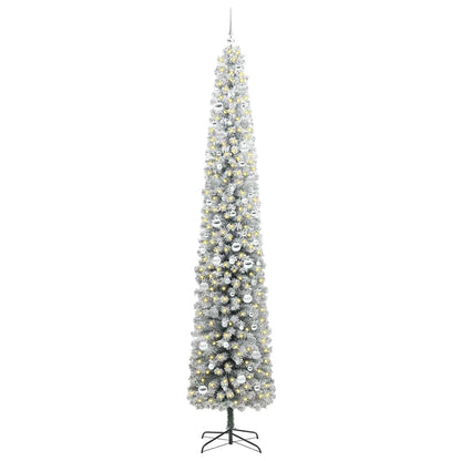 vidaXL Künstlicher Weihnachtsbaum mit 300 LEDs mit Ständer Grün 270 cm
