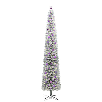 vidaXL Künstlicher Weihnachtsbaum mit 300 LEDs mit Ständer Grün 270 cm