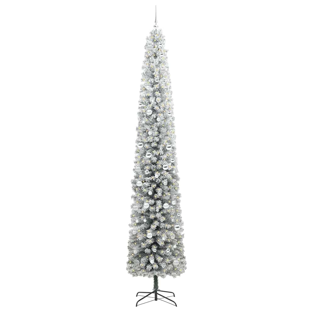 vidaXL Künstlicher Weihnachtsbaum mit 300 LEDs mit Ständer Grün 300 cm