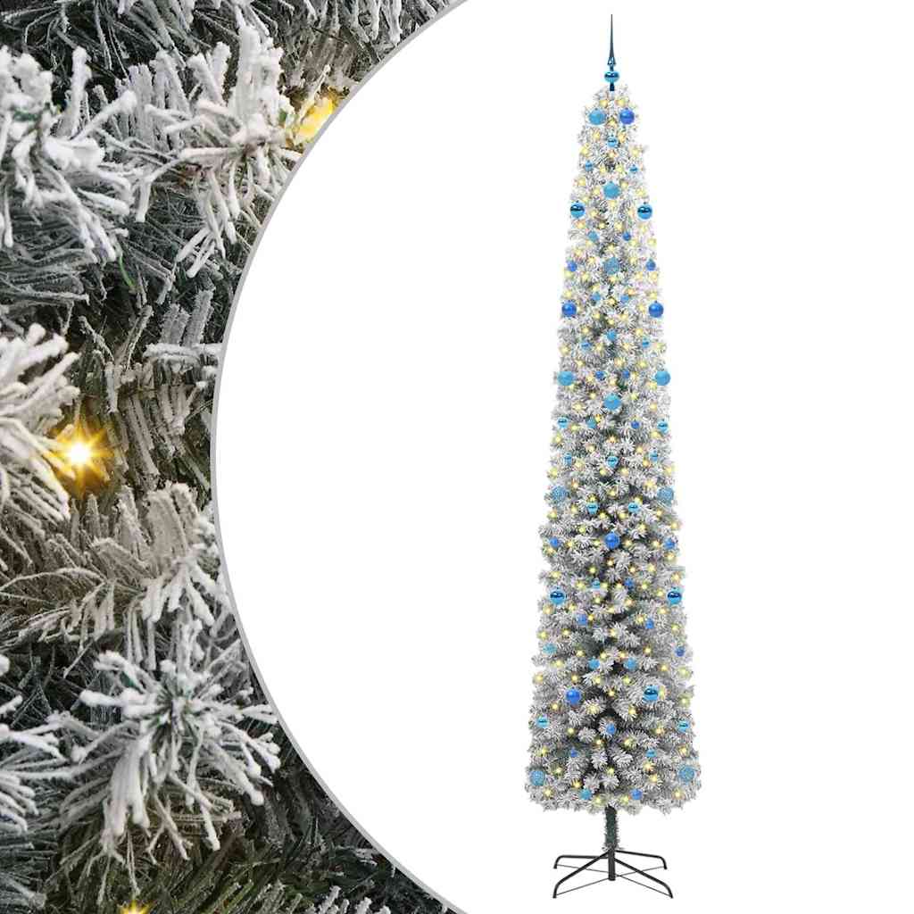 vidaXL Künstlicher Weihnachtsbaum mit 300 LEDs mit Ständer Grün 300 cm