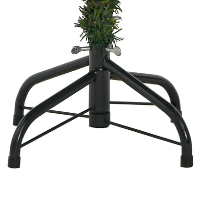 vidaXL Künstlicher klappbarer Weihnachtsbaum mit Tannenzapfen 150 cm
