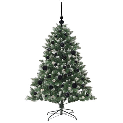 vidaXL Sapin de Noël artificiel avec 150 LED avec support Vert 120 cm