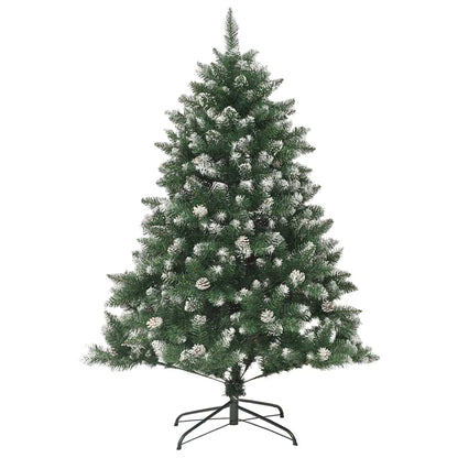 vidaXL Sapin de Noël artificiel avec 150 LED avec support Vert 120 cm