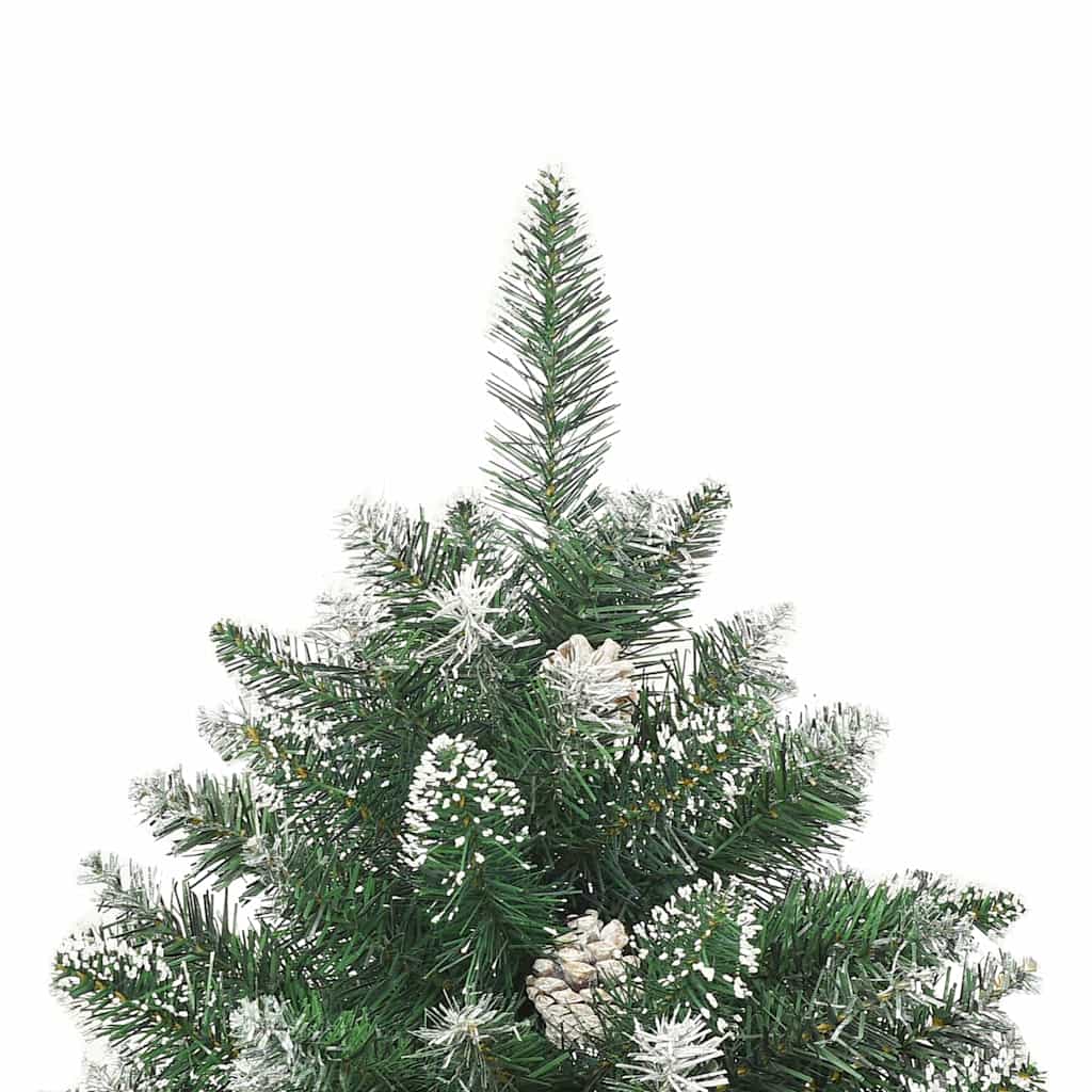 vidaXL Sapin de Noël artificiel avec 150 LED avec support Vert 120 cm