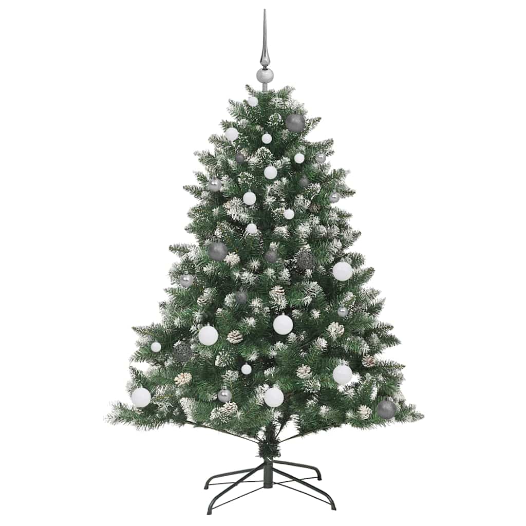 vidaXL Künstlicher Weihnachtsbaum mit 150 LEDs mit Ständer Grün 150 cm