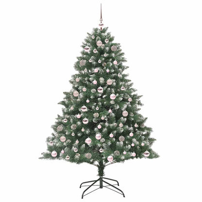 Künstlicher Weihnachtsbaum mit 300 LEDs mit Ständer Grün 180 cm