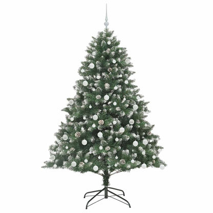 Künstlicher Weihnachtsbaum mit 300 LEDs mit Ständer Grün 180 cm