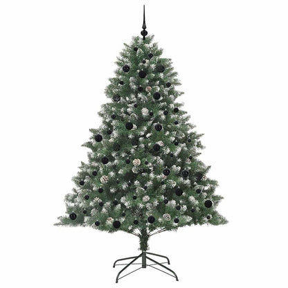 vidaXL Künstlicher Weihnachtsbaum mit 300 LEDs mit Ständer Grün 210 cm