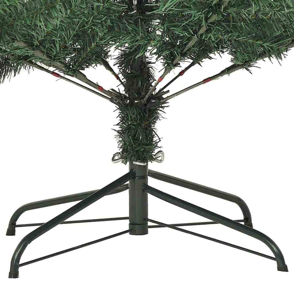 vidaXL Künstlicher Weihnachtsbaum mit 300 LEDs mit Ständer Grün 210 cm