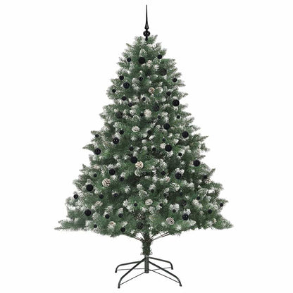 vidaXL Sapin de Noël artificiel avec 300 LED et support Vert 240 cm