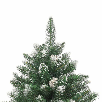 vidaXL Sapin de Noël artificiel avec 300 LED et support Vert 240 cm