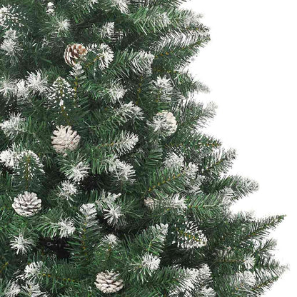 vidaXL Sapin de Noël artificiel avec 300 LED et support Vert 240 cm