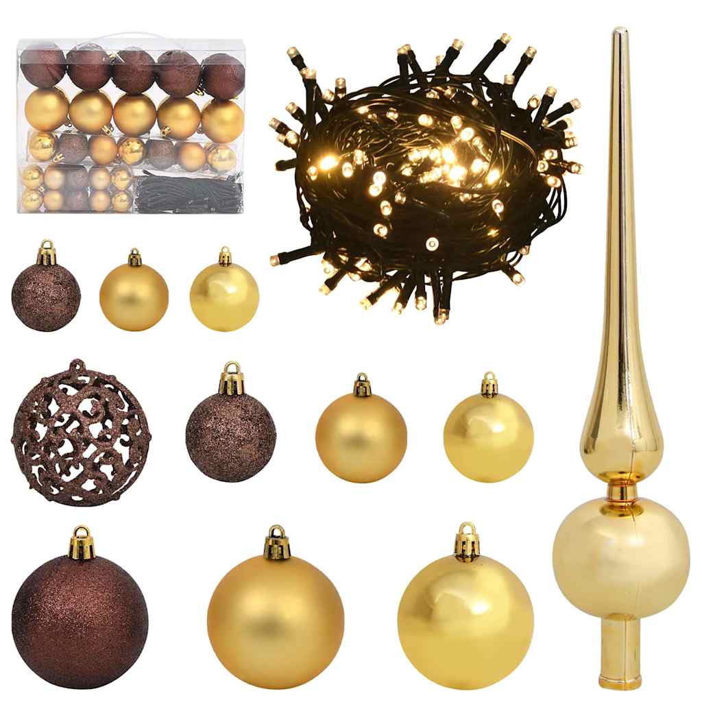 vidaXL Künstlicher schlanker Weihnachtsbaum Grün und Weiß 150 cm