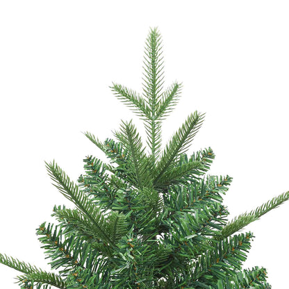 vidaXL Künstlicher vorbeleuchteter Weihnachtsbaum Grün 180 cm