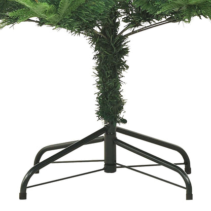 vidaXL Künstlicher vorbeleuchteter Weihnachtsbaum Grün 180 cm