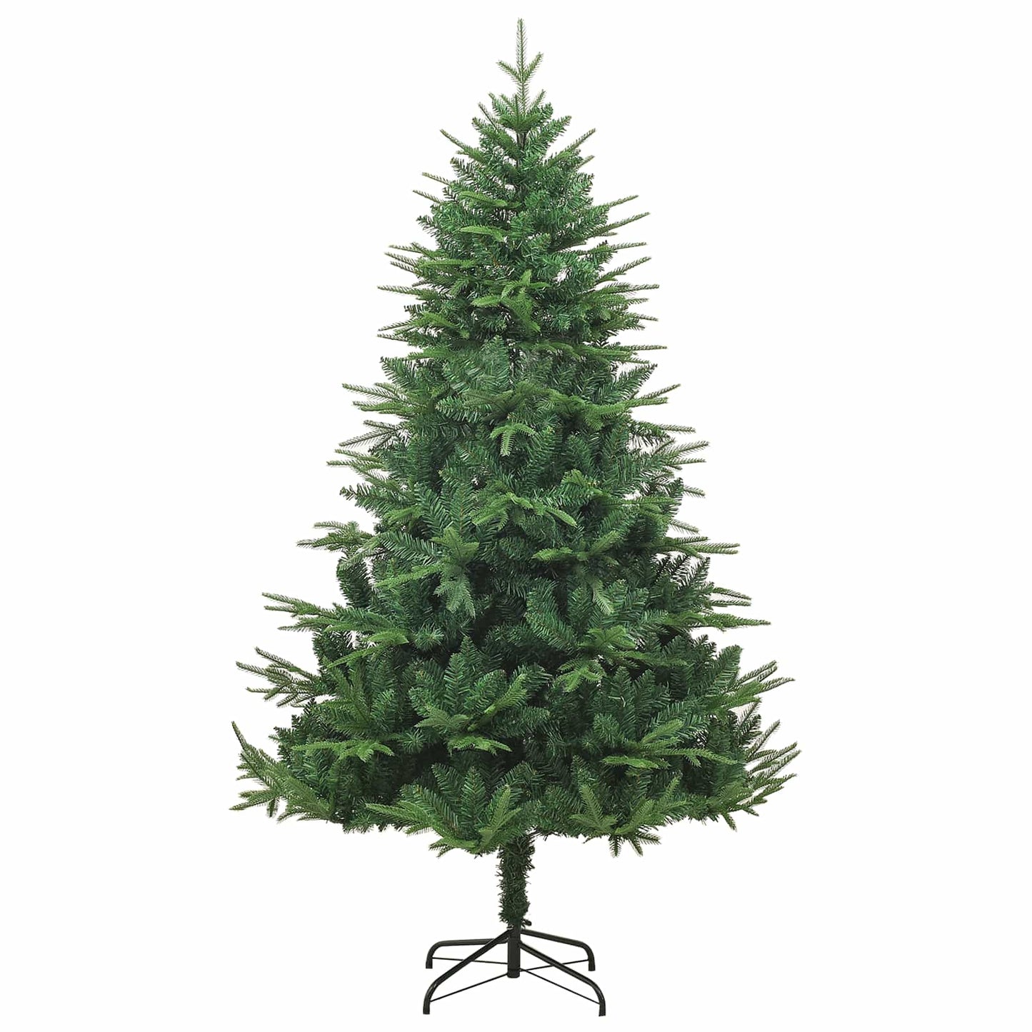 vidaXL Künstlicher vorbeleuchteter Weihnachtsbaum Grün 180 cm