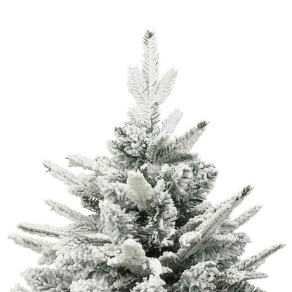 vidaXL Künstlicher vorbeleuchteter Weihnachtsbaum mit Kugelset Grün