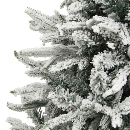 vidaXL Künstlicher vorbeleuchteter Weihnachtsbaum mit Kugelset Grün