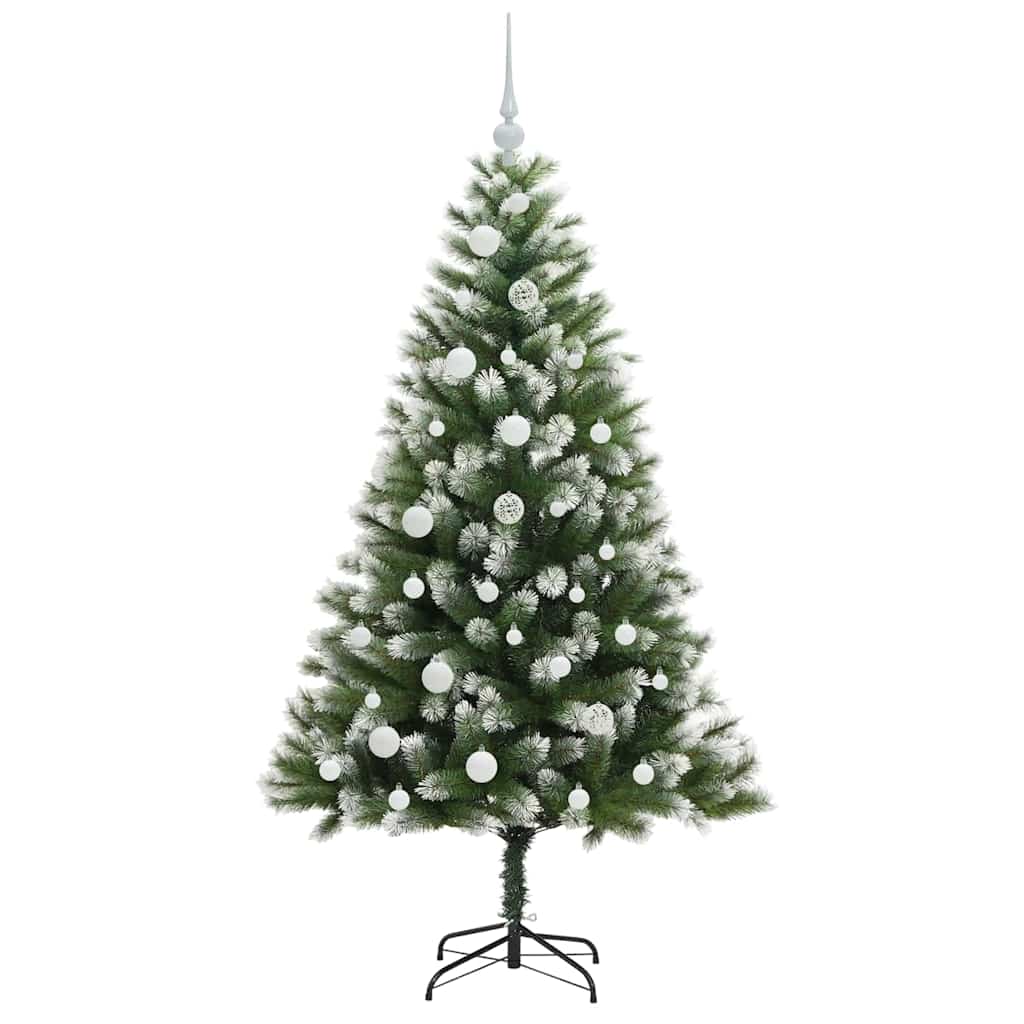 vidaXL Künstlicher schwenkbarer Weihnachtsbaum mit flockigem Schnee
