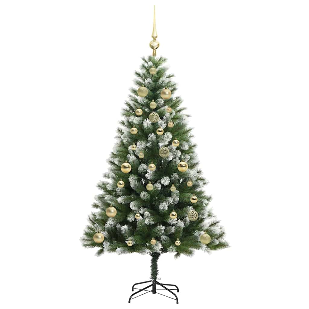 vidaXL Künstlicher schwenkbarer Weihnachtsbaum mit flockigem Schnee