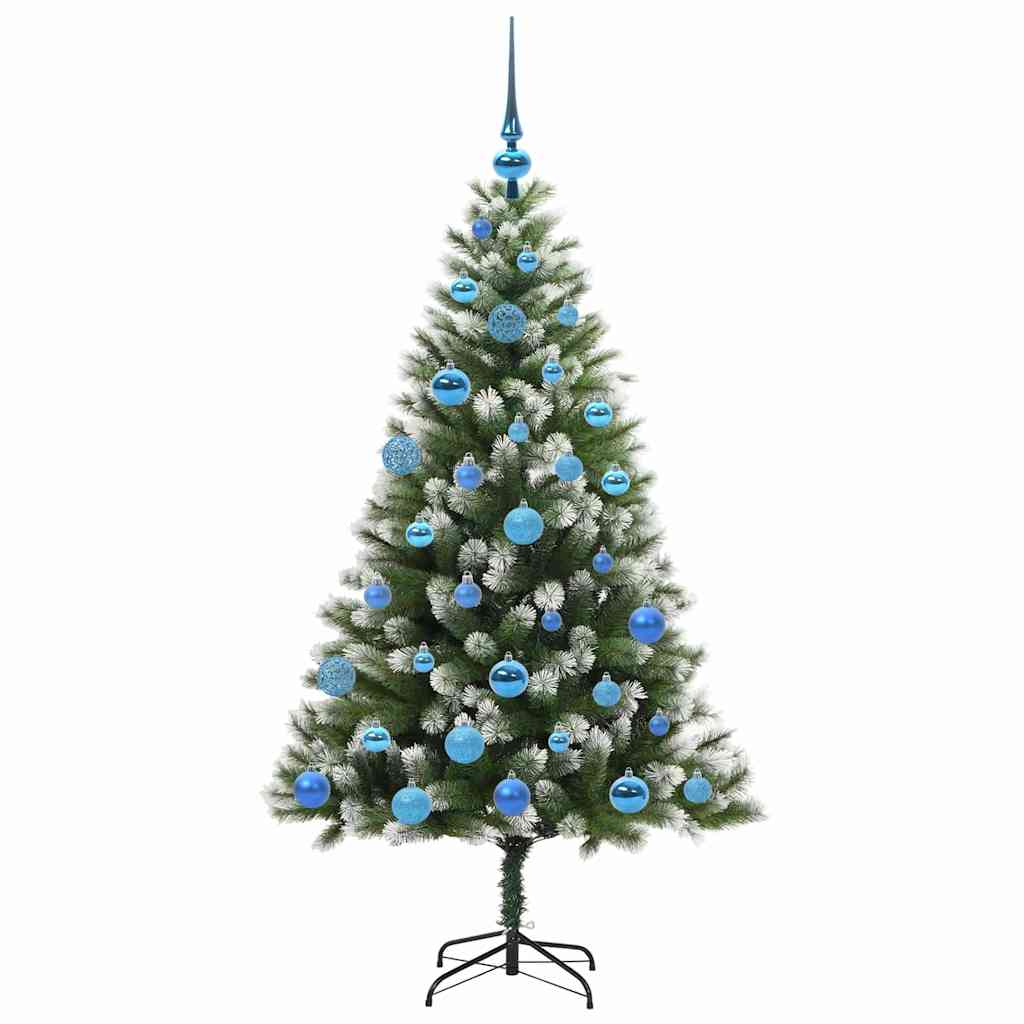 vidaXL Künstlicher schwenkbarer Weihnachtsbaum mit flockigem Schnee