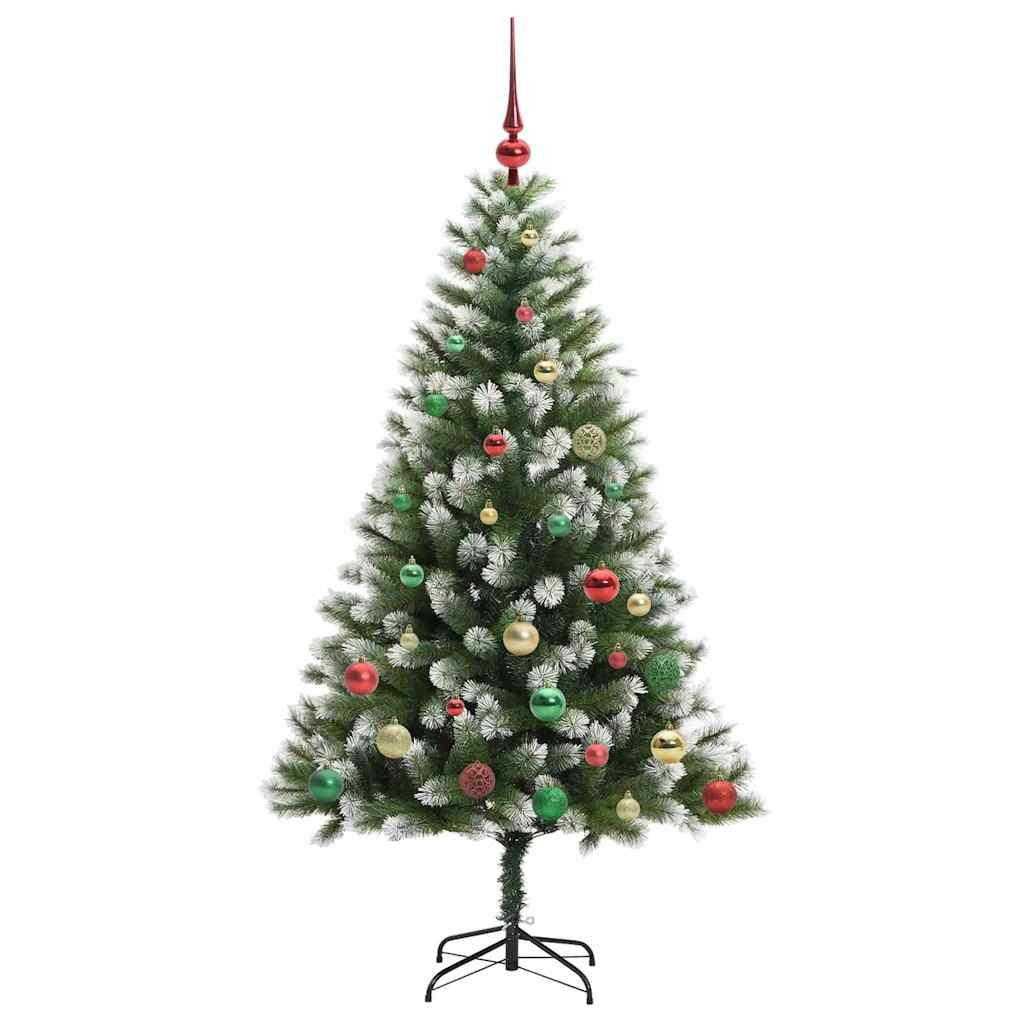 vidaXL Künstlicher schwenkbarer Weihnachtsbaum mit flockigem Schnee