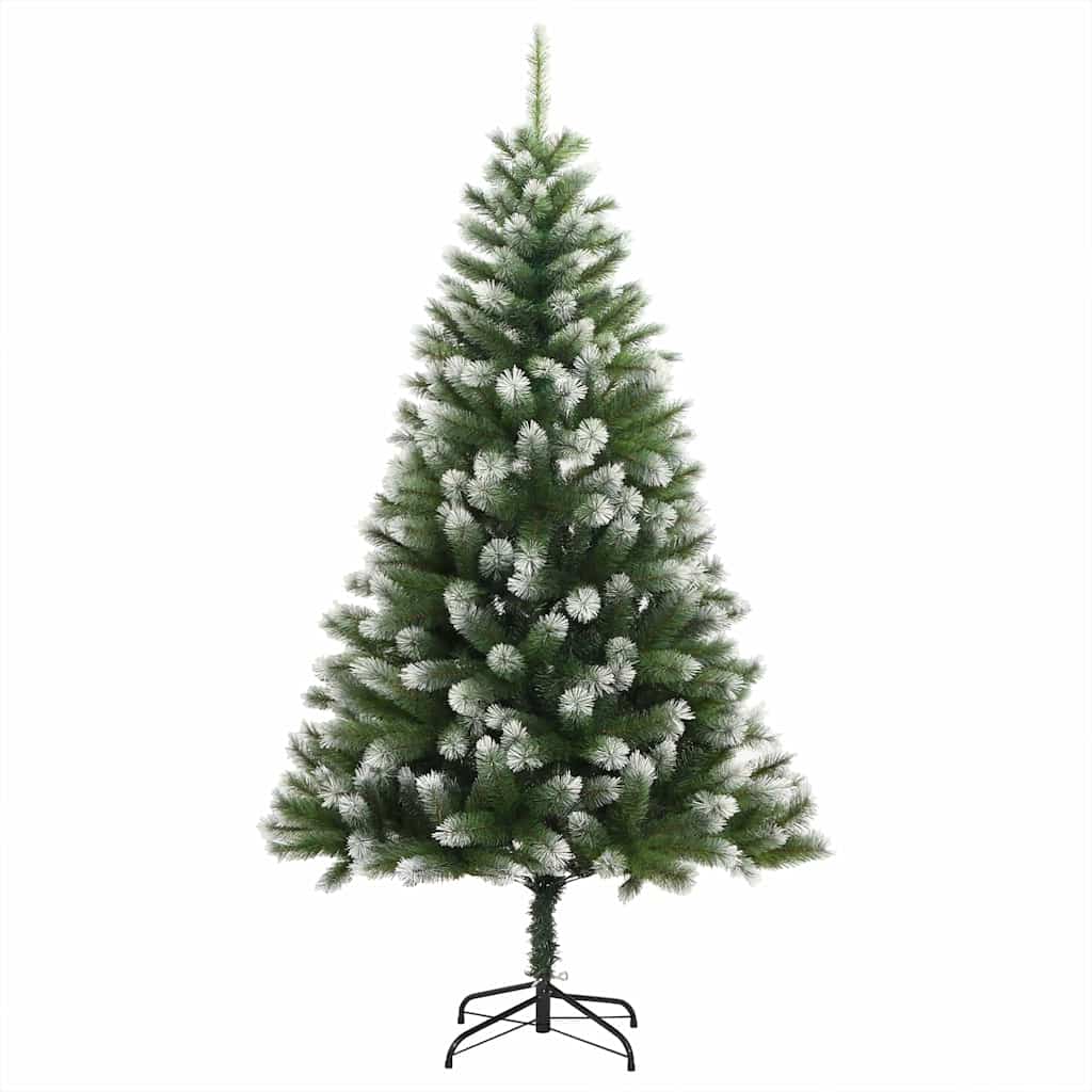 vidaXL Künstlicher schwenkbarer Weihnachtsbaum mit flockigem Schnee