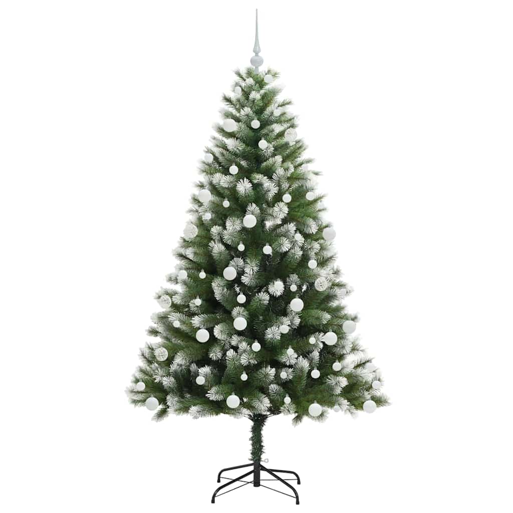 vidaXL Künstlicher schwenkbarer Weihnachtsbaum mit flockigem Schnee