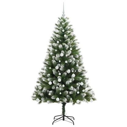 vidaXL Künstlicher schwenkbarer Weihnachtsbaum mit flockigem Schnee