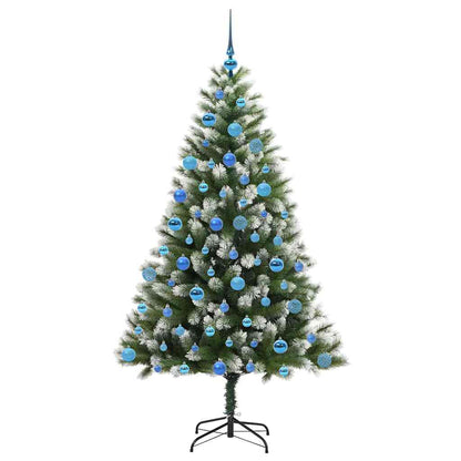 vidaXL Künstlicher schwenkbarer Weihnachtsbaum mit flockigem Schnee