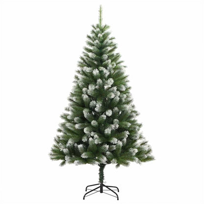vidaXL Künstlicher schwenkbarer Weihnachtsbaum mit flockigem Schnee