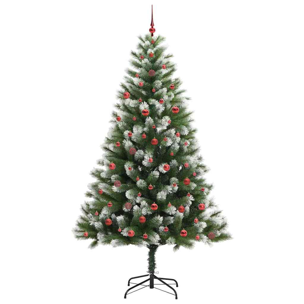 vidaXL Künstlicher schwenkbarer Weihnachtsbaum mit flockigem Schnee